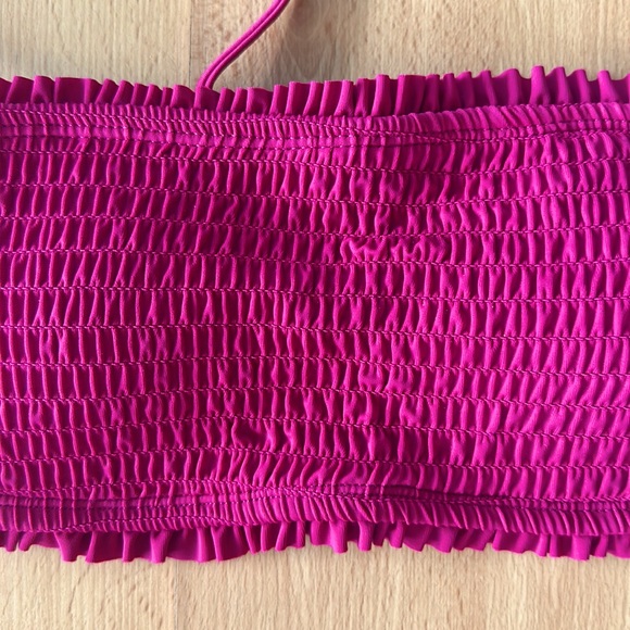 Fuchsia ruffle Time & Tru bikini size medium - Picture 4 of 9